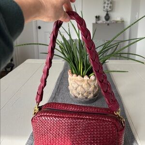 Clare V Leather Braided Shoulder Strap in Oxblood?
(Clare V Bag not included)